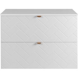 Zestaw Rodan Trend szafka 80 cm podumywalkowa z blatem biały (5906154450829, 5906154451918)