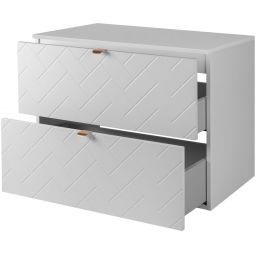 Zestaw Rodan Trend szafka 80 cm podumywalkowa z blatem biały (5906154450829, 5906154451918)