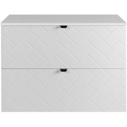 Zestaw Rodan Trend szafka 80 cm podumywalkowa z blatem biały (5906154450829, 5906154451918)