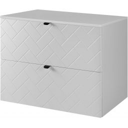 Zestaw Rodan Trend szafka 80 cm podumywalkowa z blatem biały (5906154450829, 5906154451918)