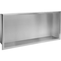 Rea półka wnękowa 60 cm stal szczotkowana REA-05602