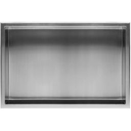 Rea półka wnękowa 60 cm stal szczotkowana REA-05602