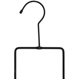 Sepio półka łazienkowa 23 cm podwójna czarna 10POLLAHABL2P