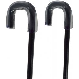 Sepio półka łazienkowa 23 cm podwójna czarna 10POLLAKABL2P