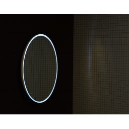 Sapho Float lustro 72 cm okrągłe z oświetleniem LED biały połysk barwa neutralna 22574