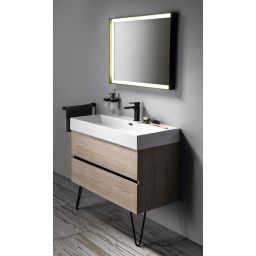 Sapho Odetta nogi do szafki 2 szt. czarny mat 30314