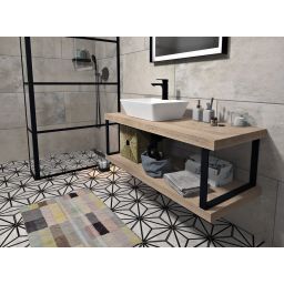 Sapho wspornik pod blat czarny mat 30370