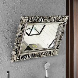 Sapho Samblung lustro 70x40 cm prostokątne rama srebrna IN109