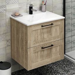 Sapho Amia szafka 60 cm podumywalkowa wisząca dąb texas AM060-2020