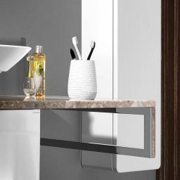 Sapho wspornik pod blat chrom 30390