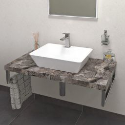 Sapho Avice blat 60 cm podumywalkowy kamień szary AV0610