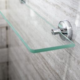 Sapho X-Round uchwyt do półki 5,5 cm zestaw 2 szt chrom XR009