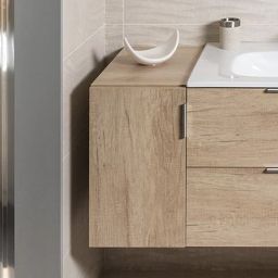 Sapho Cirasa szafka 30 cm boczna wisząca biały połysk CR301-3030