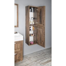 Sapho Amia szafka boczna 140 cm wysoka wisząca dąb collingwood AM020-1919