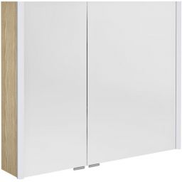 Sapho Alix szafka 86 cm lustrzana z oświetleniem LED wiąz bardini AX186-0013