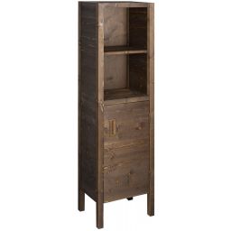 Sapho Brand szafka 140 cm boczna wysoka prawa świerk bejcowany BA043S