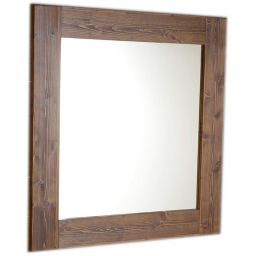 Sapho Brand lustro 80x80 cm rama świerk bejcowany BA051S