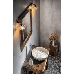 Sapho Brand lustro 80x80 cm rama świerk bejcowany BA051S