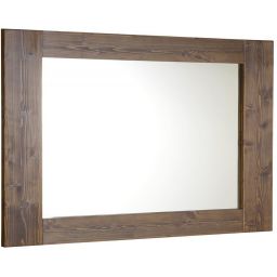 Sapho Brand lustro 100x80 cm rama świerk bejcowany BA056S