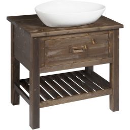 Sapho Brand szafka 80 cm podumywalkowa stojąca świerk bejcowany BA083S