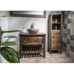 Sapho Brand szafka 80 cm podumywalkowa stojąca świerk bejcowany BA083S