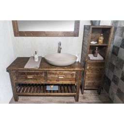 Sapho Brand szafka 130 cm podumywalkowa stojąca świerk bejcowany BA131S