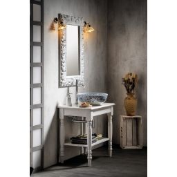 Sapho Cimbura szafka 80 cm podumywalkowa stojąca starobiały mat CIM850