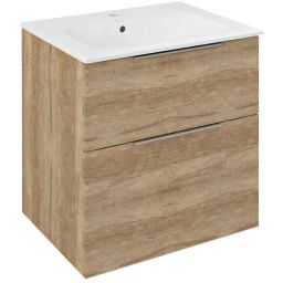 Sapho Cirasa szafka 59,2 cm podumywalkowa wisząca dąb Alabama CR601-2222