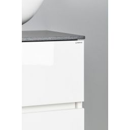 Sapho Odetta szafka 82x43,5 cm podumywalkowa wisząca biały połysk DT085-3030