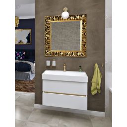 Sapho Odetta szafka 95x43,5x50 cm podumywalkowa wisząca biały połysk DT100-3030