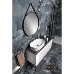 Sapho Odetta szafka 118x43,5x50 cm podumywalkowa wisząca biały połysk DT120-3030