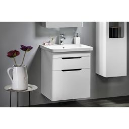 Sapho Ella szafka 56,5 cm podumywalkowa wisząca biały EL062-3030