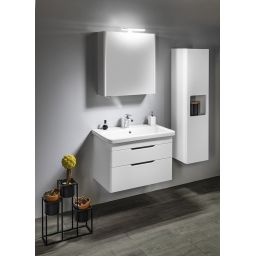 Sapho Ella szafka 76,5 cm podumywalkowa wisząca biały EL080-3030