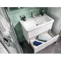 Sapho Ella szafka 76,5 cm podumywalkowa wisząca biały EL080-3030