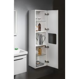 Sapho Ella szafka 35x30x140 cm boczna wisząca biała EL350-3030