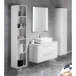 Sapho Espace szafka 172 cm boczna wisząca słupek biały połysk ESC160-3030