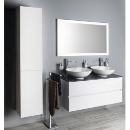 Sapho Espace szafka 172 cm boczna wisząca słupek biały połysk ESC230-3030