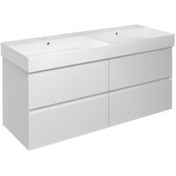 Sapho Filena szafka 118x43x51,5 cm podumywalkowa wisząca biały mat FID1212W