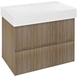 Sapho Filena szafka 67 cm podumywalkowa wisząca dąb FID1270D