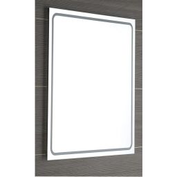 Sapho Gemini lustro 70x50 cm prostokątne z oświetleniem LED GM050