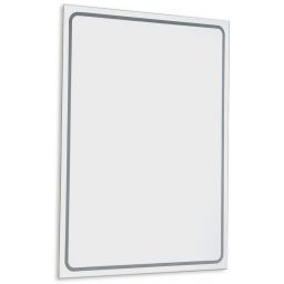 Sapho Gemini lustro 70x50 cm prostokątne z oświetleniem LED GM050