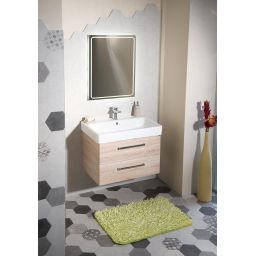 Sapho Gemini lustro 80x60 cm prostokątne z oświetleniem GM060