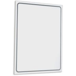 Sapho Gemini lustro 80x60 cm prostokątne z oświetleniem GM060