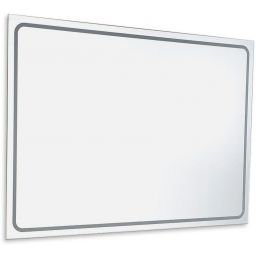 Sapho Gemini lustro 90x50 cm prostokątne z oświetleniem LED GM090