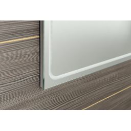 Sapho Gemini lustro 90x90 cm kwadratowe z oświetleniem LED GM092