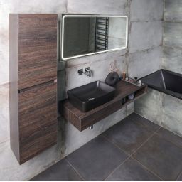 Sapho Gemini lustro 120x60 cm prostokątne z oświetleniem LED GM120