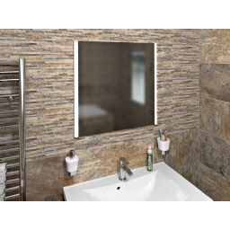 Sapho Integra szafka 65 cm lustrzana z oświetleniem LED szary IN065