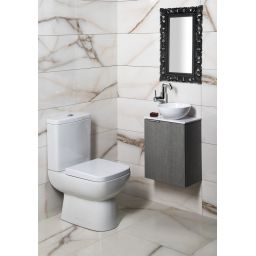 Sapho Scule & Samblung lustro 70x40 cm prostokątne rama czarny IN113