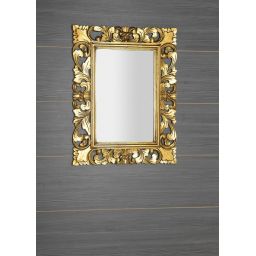 Sapho Samblung lustro 80x60 cm prostokątne rama złota IN121