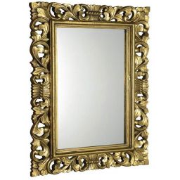 Sapho Scule & Samblung lustro 100x70 cm prostokątne rama złoty IN163
